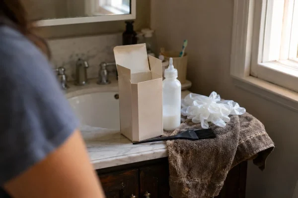 Combien de temps prend une coloration maison, du mélange au rangement ?